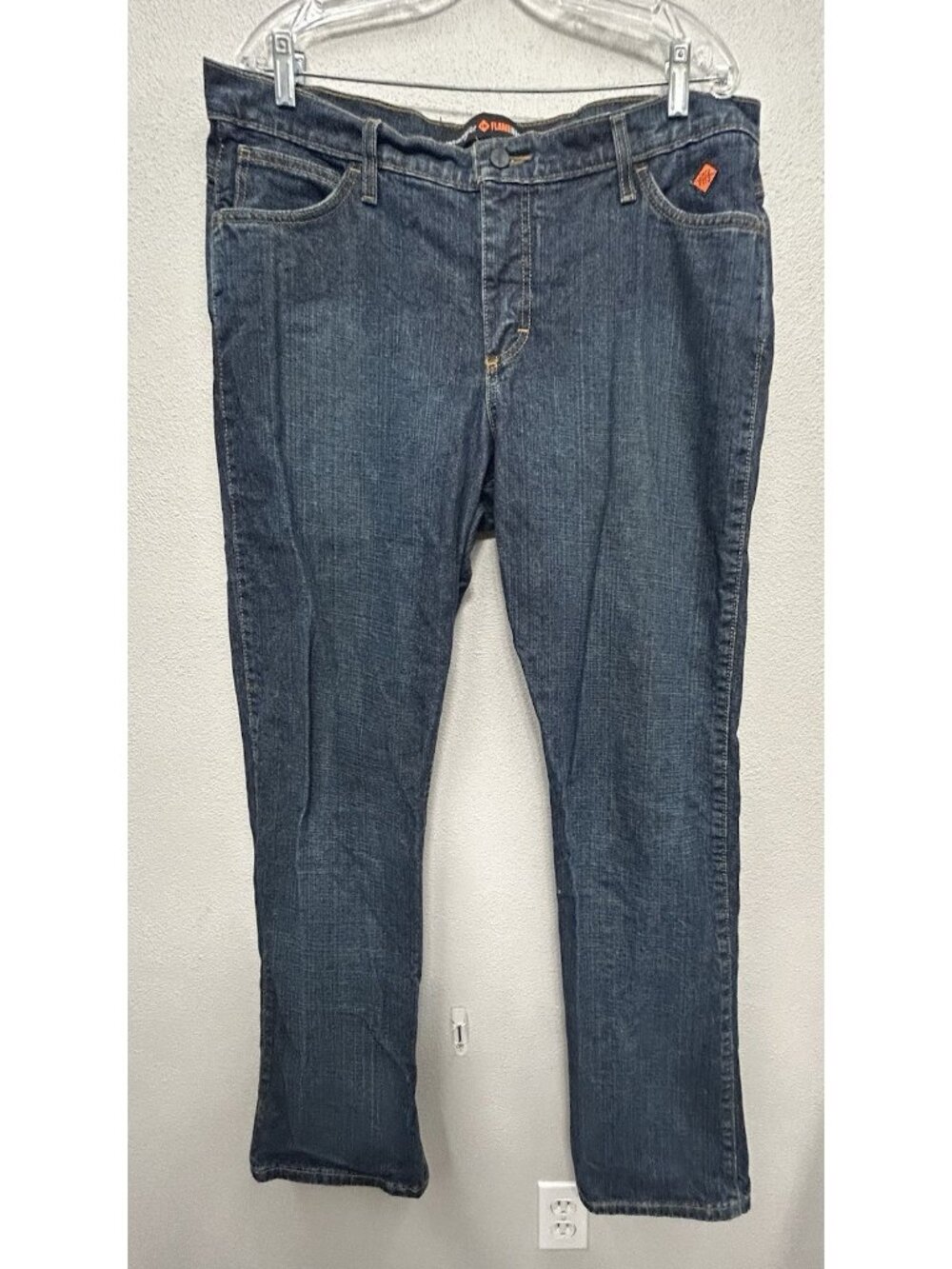 Wrangler FR Fire Resistant Womens Jeans CAT2 15x34 Work Embroidered 10FRW10CH